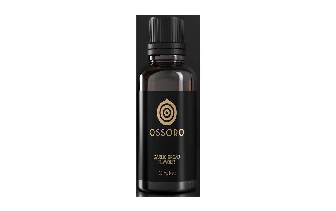 Ossoro Garlic Bread Flavour    Glass Bottle  30 millilitre